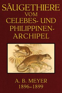 Book cover of "Säugethiere vom Celebes- und Philippinen-Archipel"