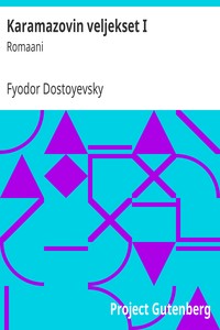Book cover of "Karamazovin veljekset I : $b Romaani"