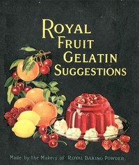 Book cover of "Royal fruit gelatin suggestions"