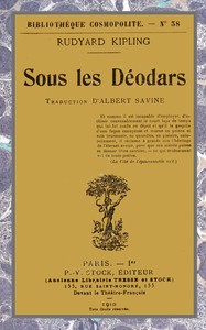 Book cover of "Sous les déodars"