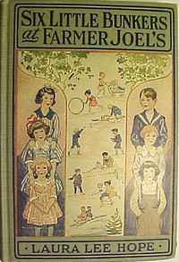 Book cover of "Six little Bunkers at farmer Joel's"