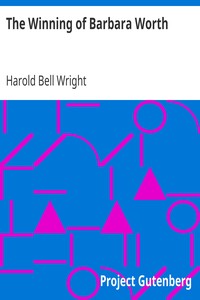 Book cover of "The Winning of Barbara Worth"