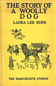 Book cover of "The story of a woolly dog"