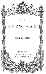 Book cover of "The snow man"