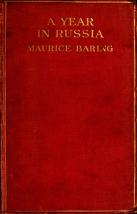 Book cover of "A year in Russia"