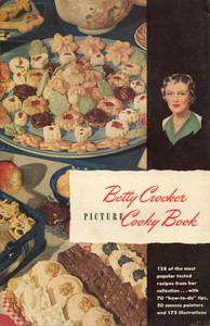 Book cover of "Betty Crocker picture cooky book"