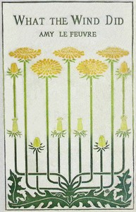 Book cover of "What the wind did"