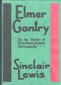 Book cover of "Elmer Gantry"
