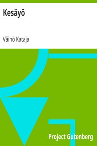 Book cover of "Kesäyö"