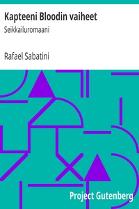 Book cover of "Kapteeni Bloodin vaiheet : Seikkailuromaani"