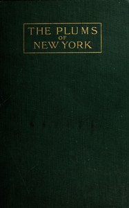 Book cover of "The plums of New York"