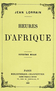 Book cover of "Heures d'Afrique"