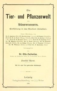 Book cover of "Die Tier- und Pflanzenwelt des Süsswassers. Zweiter Band."