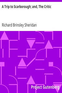 Book cover of "A Trip to Scarborough; and, The Critic"