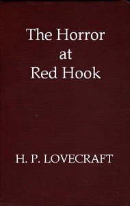 Book cover of "The horror at Red Hook"
