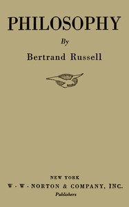 Book cover of "Philosophy"