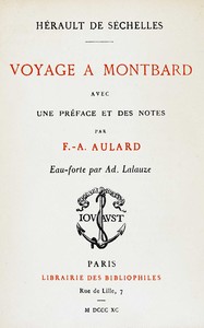 Book cover of "Voyage à Montbard"
