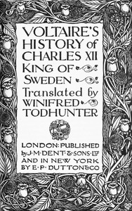 Book cover of "Voltaire's history of Charles XII, king of Sweden"