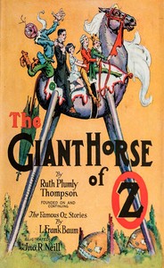 Book cover of "The giant horse of Oz"
