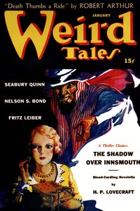 Book cover of "The shadow over Innsmouth"