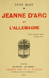 Book cover of "Jeanne d'Arc et l'Allemagne"
