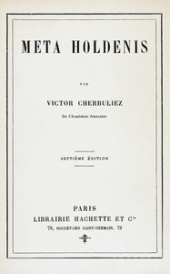 Book cover of "Meta Holdenis"
