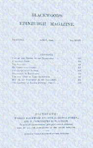 Book cover of "Blackwood's Edinburgh Magazine, Vol. 63, No. 390, April, 1848"