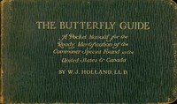 Book cover of "The butterfly guide : $b A pocket manual for the ready identification of the commoner species found in the United States and Canada"