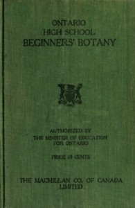 Book cover of "Beginners' botany"