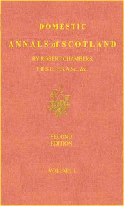 Book cover of "Domestic Annals of Scotland from the Reformation to the Revolution, Volume 2 (of 2)"