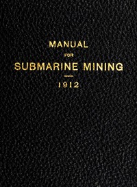 Book cover of "Manual for submarine mining"