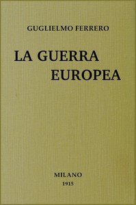 Book cover of "La guerra europea : $b studi e discorsi"