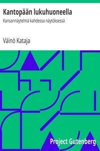 Book cover of "Kantopään lukuhuoneella : Kansannäytelmä kahdessa näytöksessä"