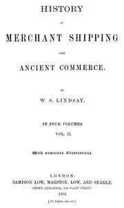 Book cover of "History of merchant shipping and ancient commerce, Volume 2 (of 4)"