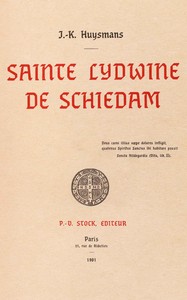 Book cover of "Sainte Lydwine de Schiedam"