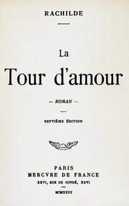 Book cover of "La tour d'amour : roman"