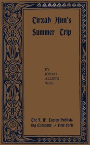 Book cover of "Tirzah Ann's summer trip, and other sketches"