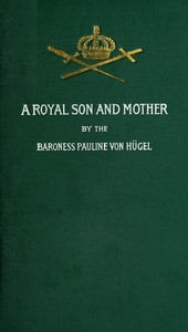 Book cover of "A royal son and mother"