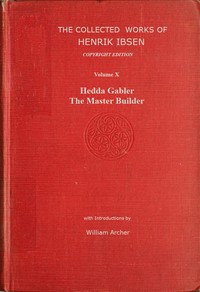 Book cover of "The collected works of Henrik Ibsen Vol. 10 (of 11)"