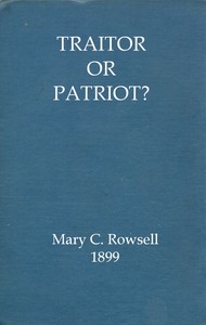 Book cover of "Traitor or patriot? : A tale of the Rye-House Plot"