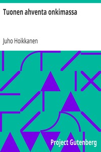 Book cover of "Tuonen ahventa onkimassa"