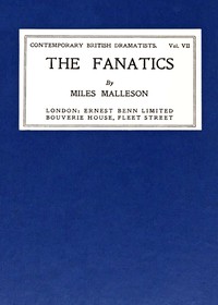 Book cover of "The fanatics : $b A comedy in three acts"