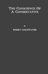Book cover of "The conscience of a Conservative"