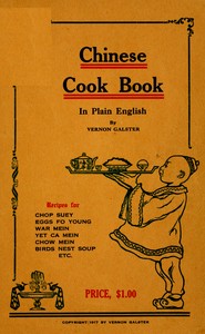 Book cover of "Chinese cook book"