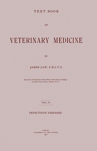 Book cover of "Text book of veterinary medicine, Volume 4 (of 5)"