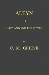 Book cover of "Albyn; or, Scotland and the future"