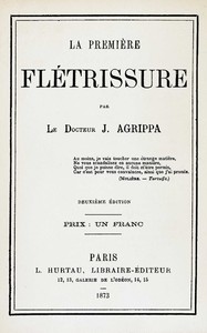Book cover of "La première flétrissure"