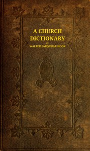 Book cover of "A church dictionary"
