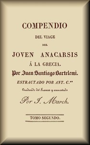 Book cover of "Compendio del viaje del joven Anacarsis a la Grecia (2 de 2)"