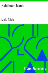 Book cover of "Huhtikuun-Manta"